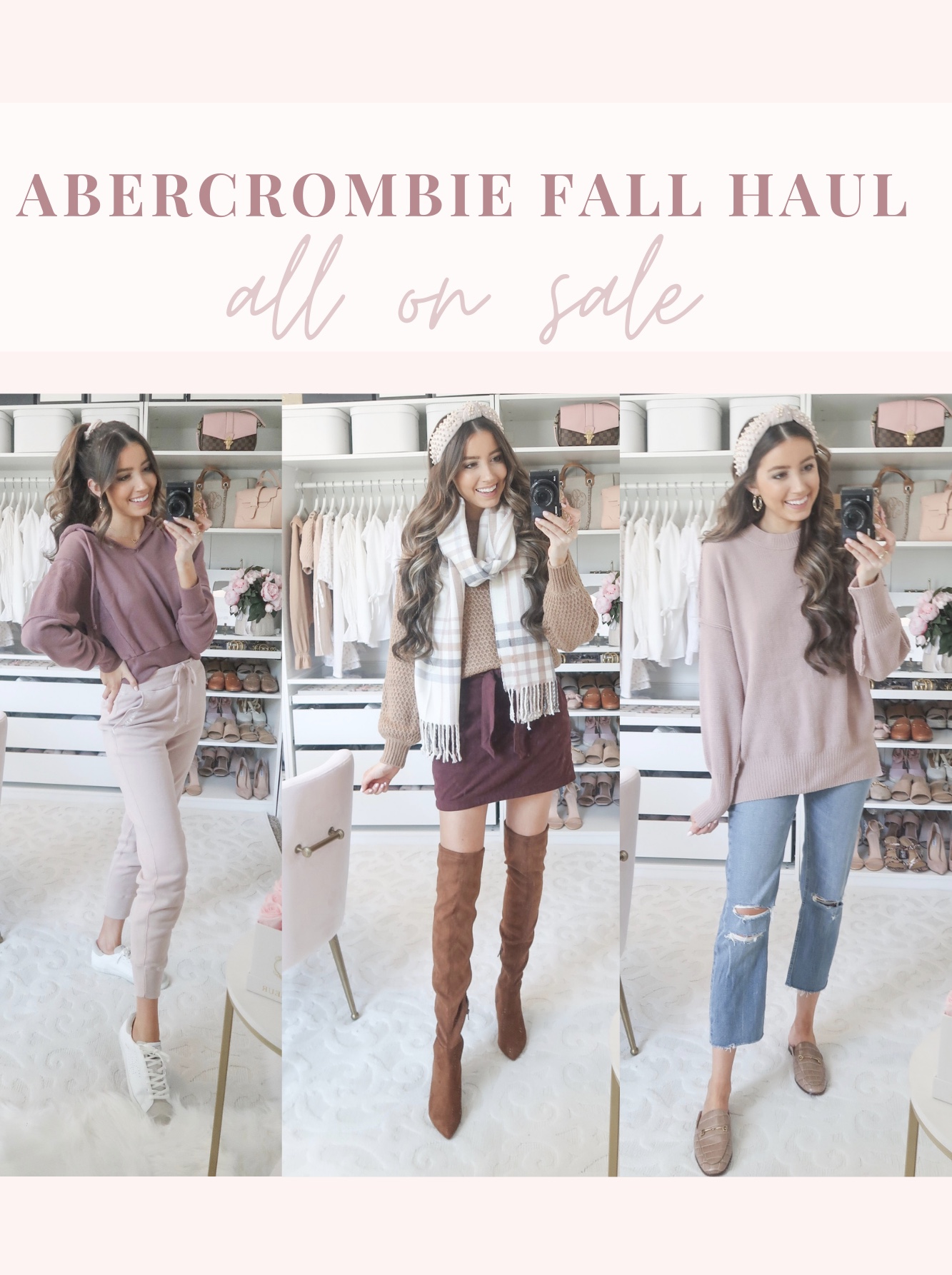 Abercrombie Fall Try On Haul - Lace & Lashes